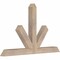 Ekena Millwork Saratoga Smooth Timber Gable Bracket, Douglas Fir, 48"W x 30"H x 3 1/2"D x 3 1/2"F, 15/12 Pitch GBW048X30X0404SAR00SDF - alternate 4